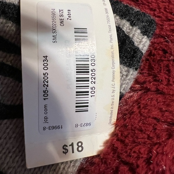 3 piece set with beret, infinity scarf and arm warmers, scarf - Picture 6 of 6